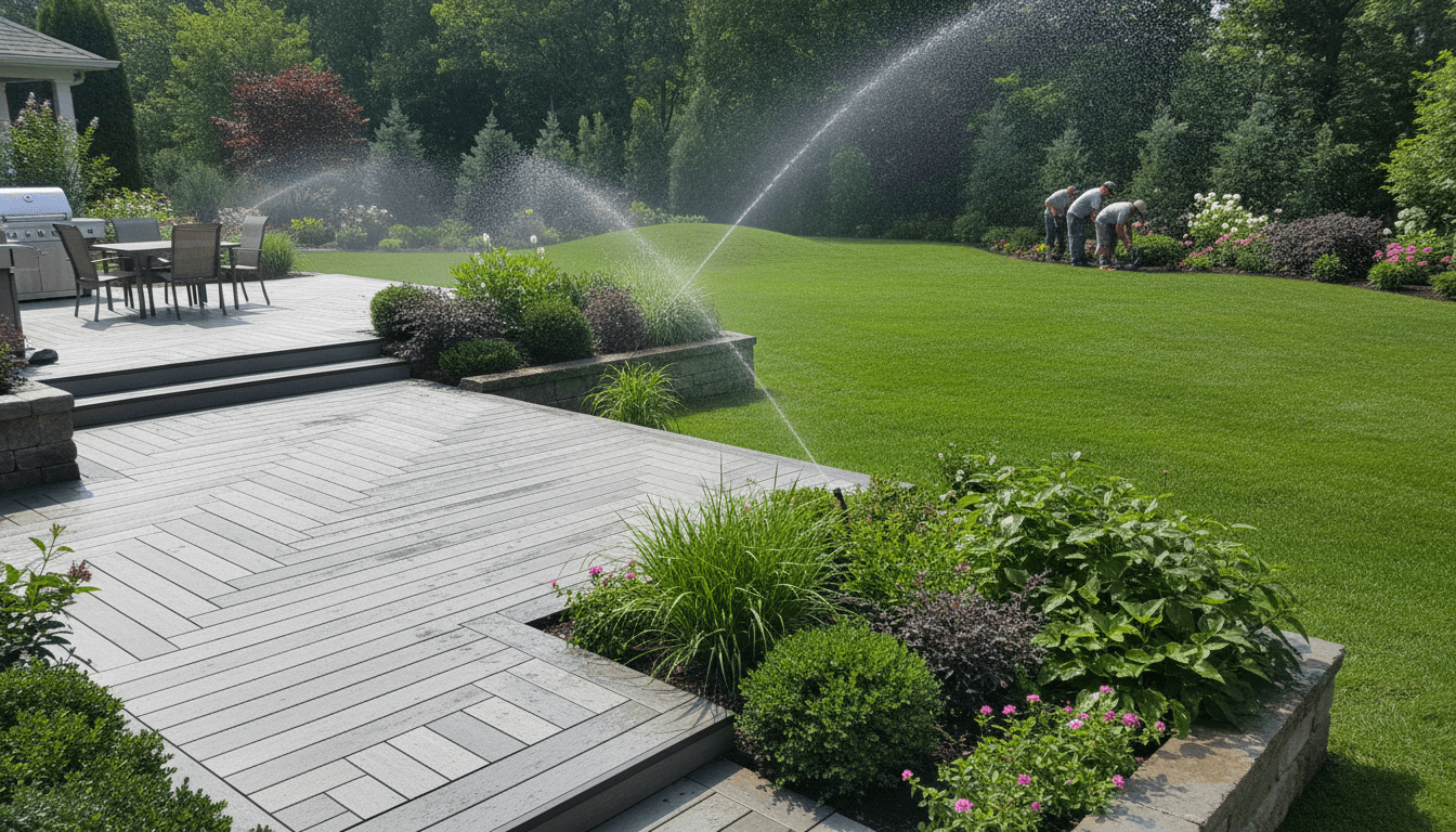 Complete backyard renovation