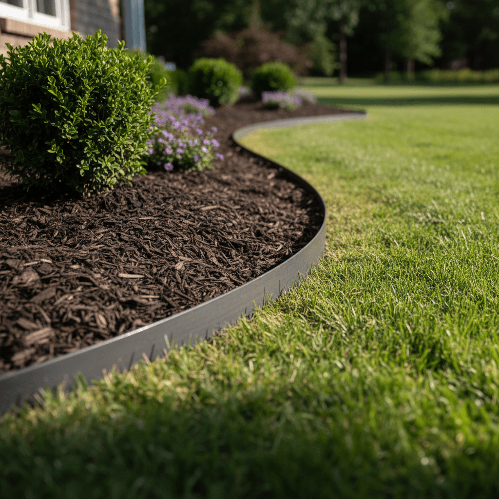 Mulch and bed maintenance work